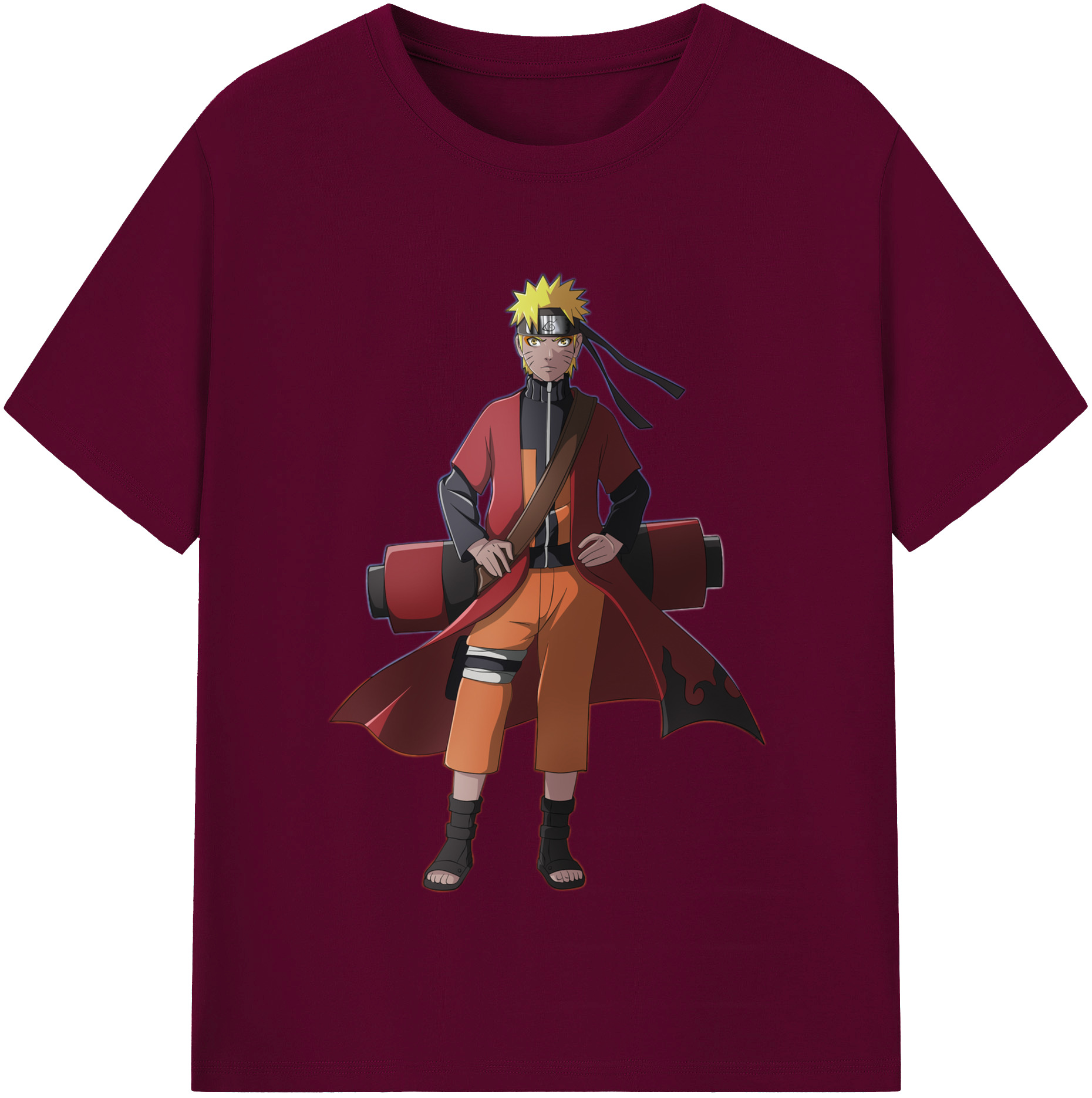 （画像用） NARUTO -ナルト- うずまき ナルト Uzumaki Naruto レディースカジュアルプリントTシャツ（綿100％）